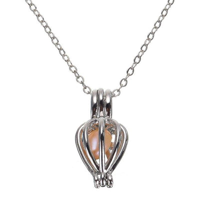 Freshwater Shell Canned Oyster Ocean Love Real Pearl Necklace Set